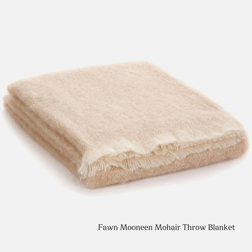 Decorative objects - Mooneen Mohair Throw Blanket - CUSHENDALE