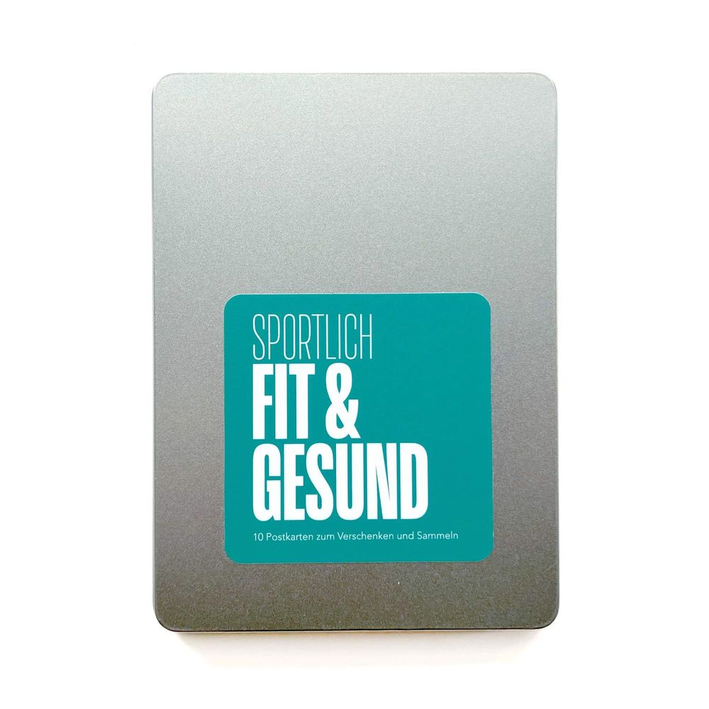 Cadeaux - Ensemble de cartes | 10 cartes en forme et en bonne santé - LUETTEBLUETEN