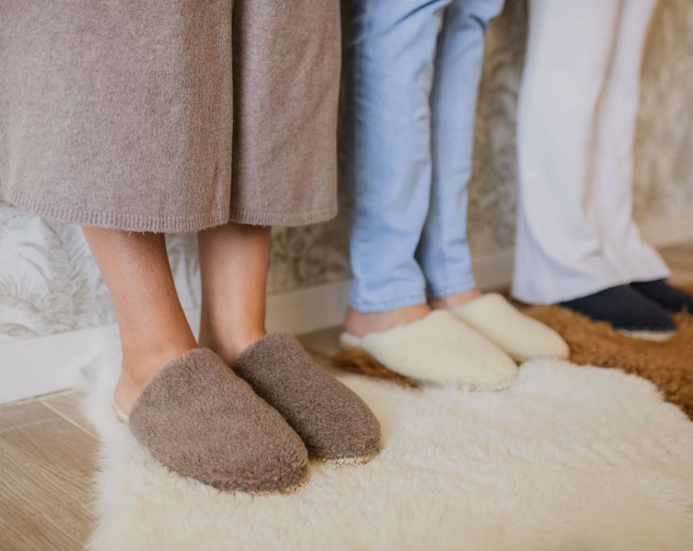 Other bath linens - 100% wool handmade slippers - ATELIER COSTÀ