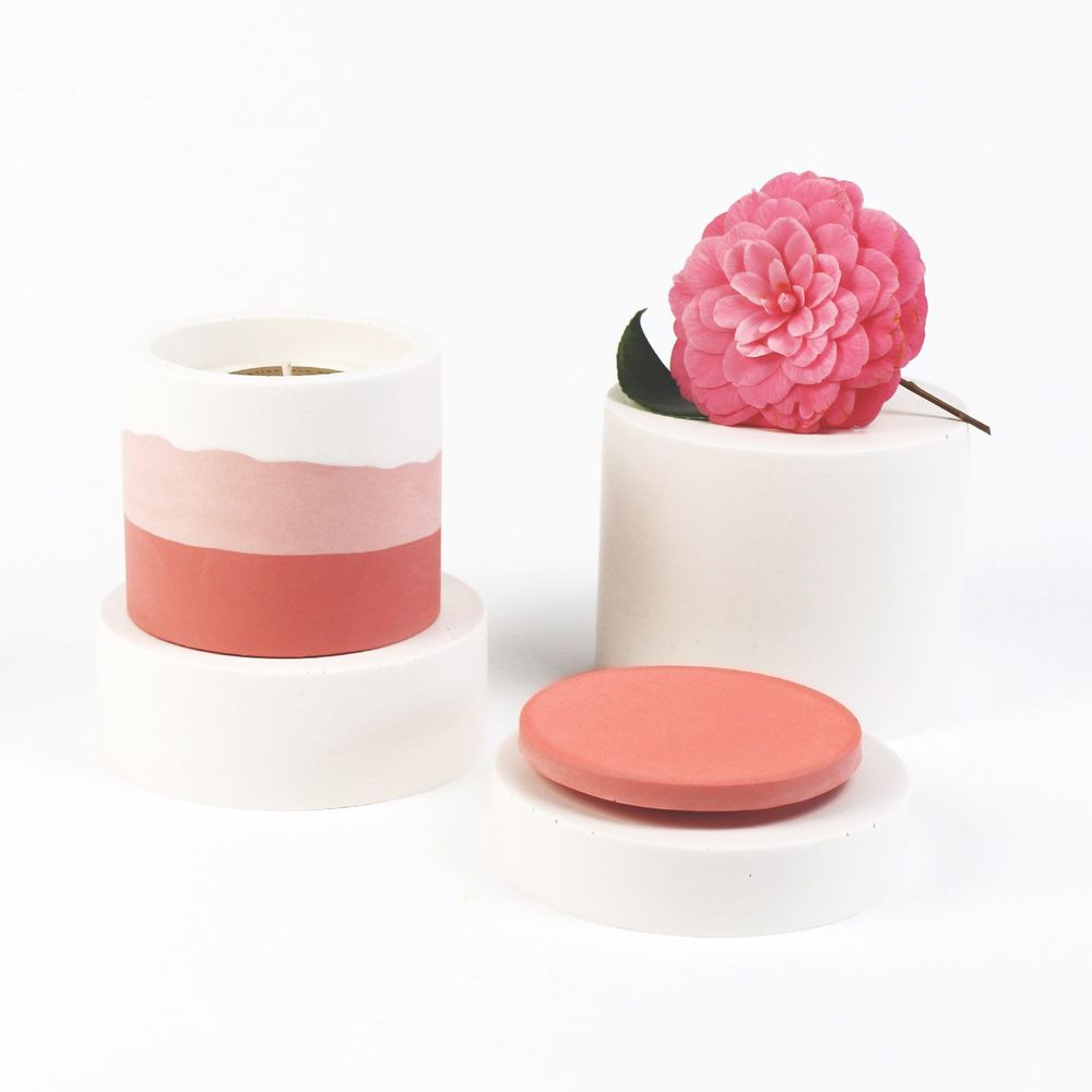 Decorative objects - Handmade scented candles in eco-design mineral jar - STUDIO ROSAROOM