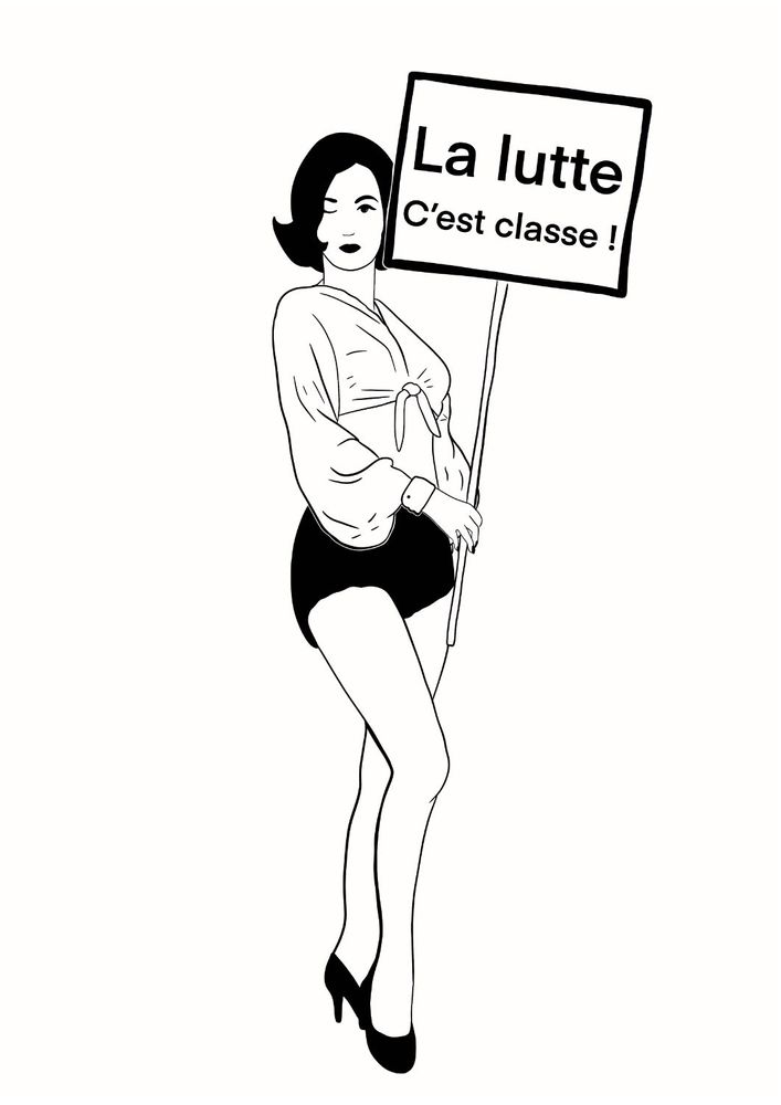Poster - Wrestling is class poster - PRINCESSE GARAGE