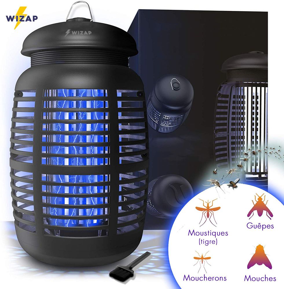 Equipements espace extérieur - Lampe UV anti-moustiques Wizap : Suspension intérieur sans insectes - OSNA