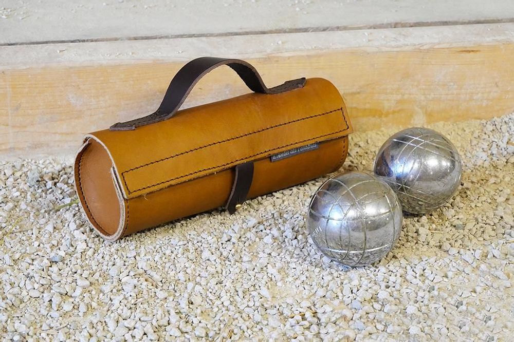 Barbecues - Sacoche boules de pétanque - L'ATELIER DES TANNERIES