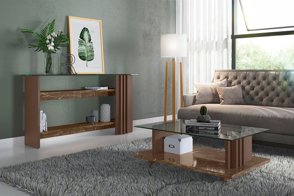 Meubles TV - Ensemble avec buffet et table centrale - MADETEC