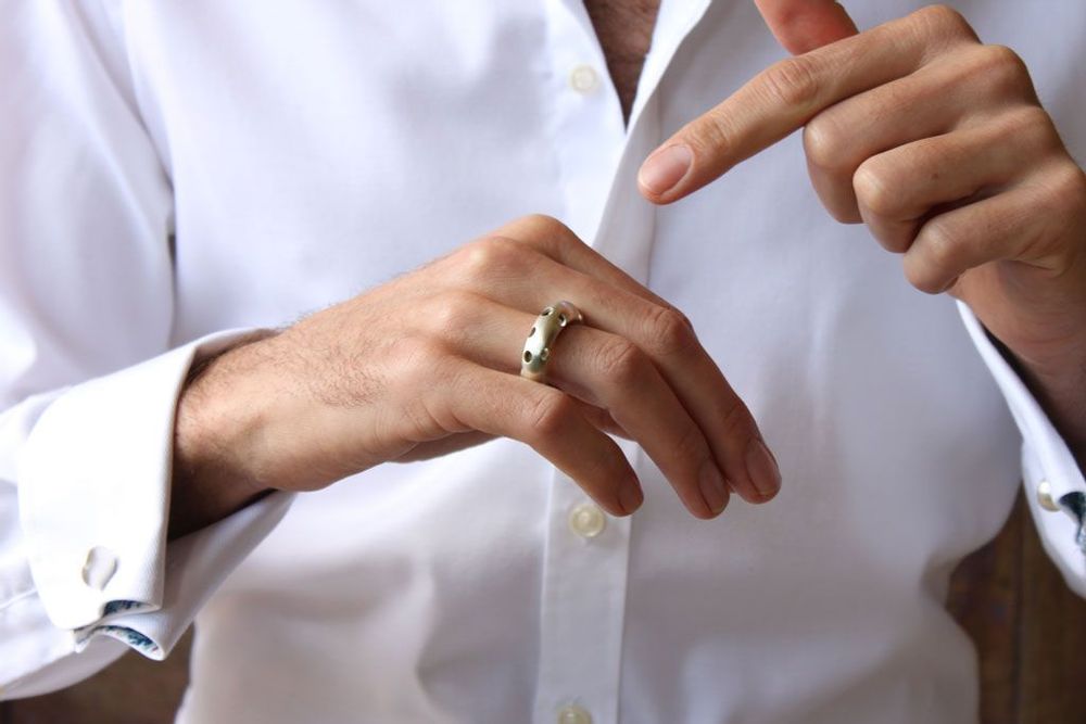 Bijoux - Bague en argent 55Vir VI pour homme - VOMOVO-MEN´S JEWELRY