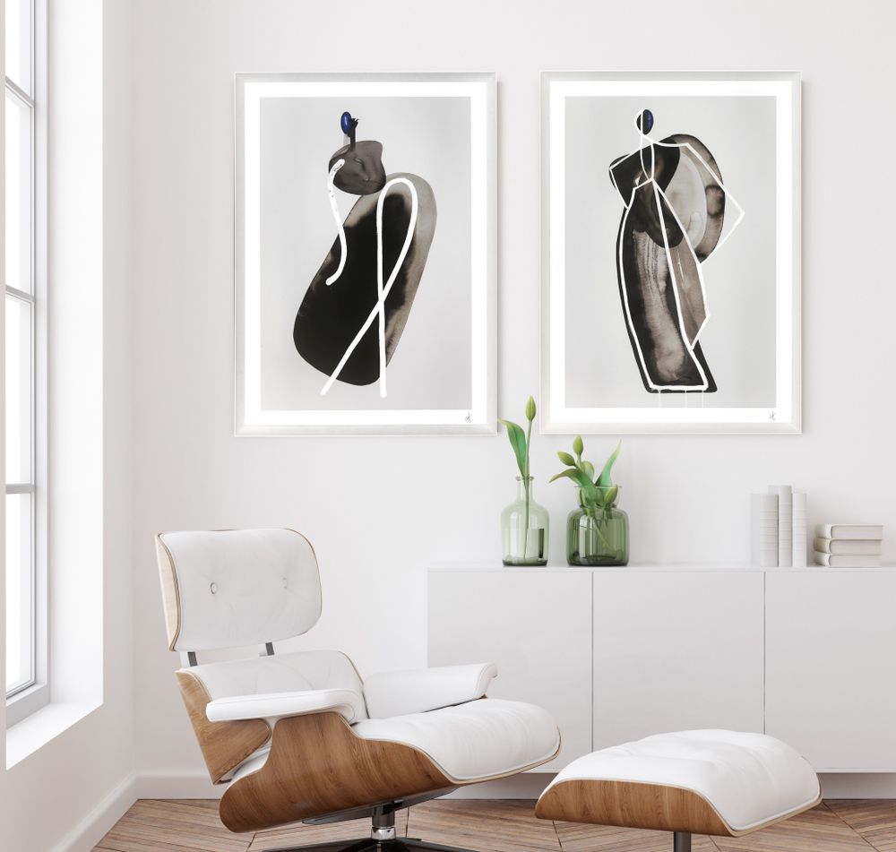 Frames - Wall decor. Pump Camo/ Albatross/Shinjuku - ABLO BLOMMAERT