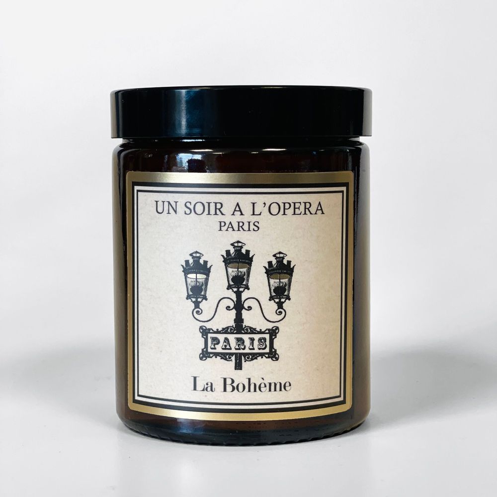 Objets de décoration - LA BOHÈME - BOUGIE PARFUMÉE DE VOYAGE 100 % VÉGÉTALE - 140GR - UN SOIR A L'OPERA