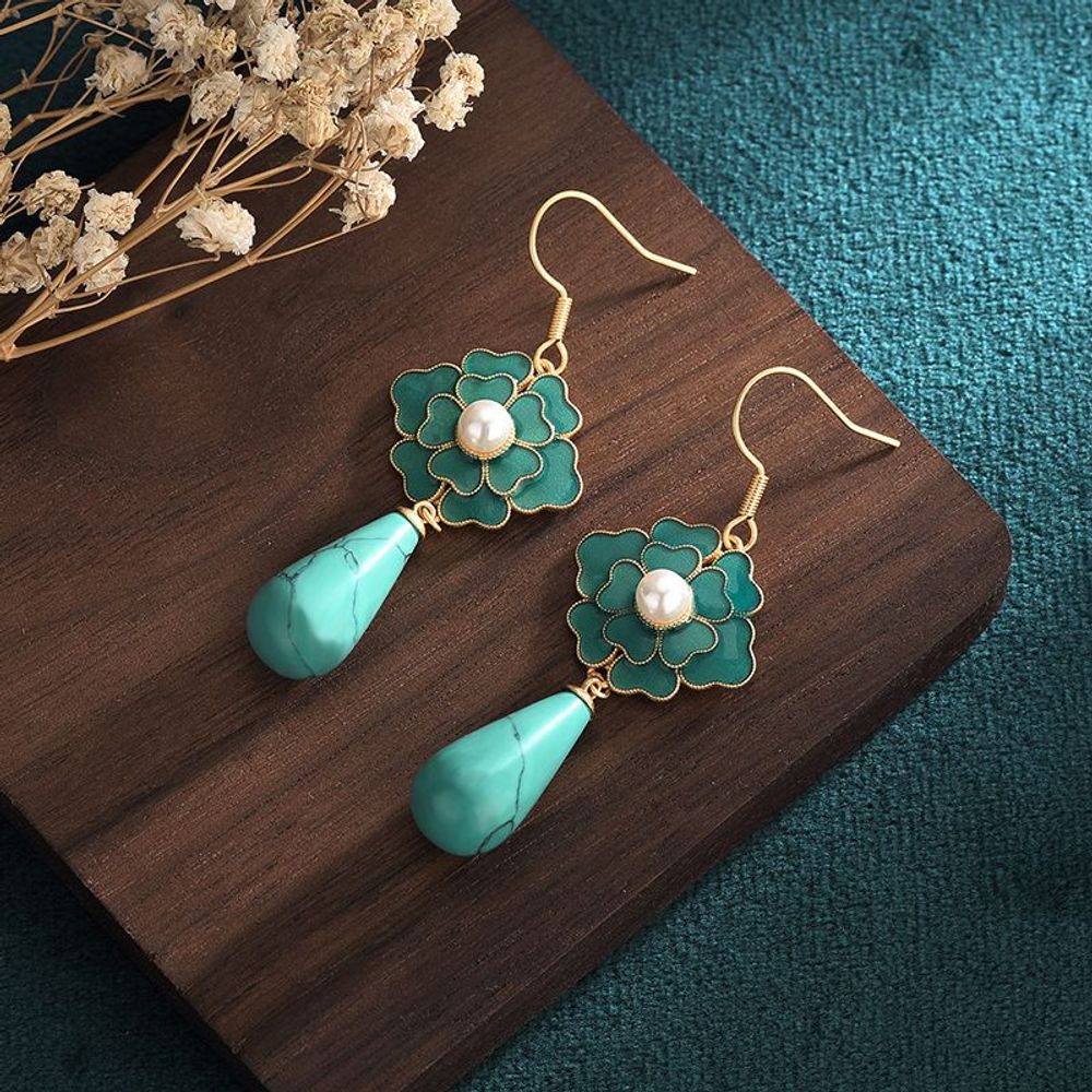 Bijoux - Boucles d'oreilles Camélia - TIRACISÚ