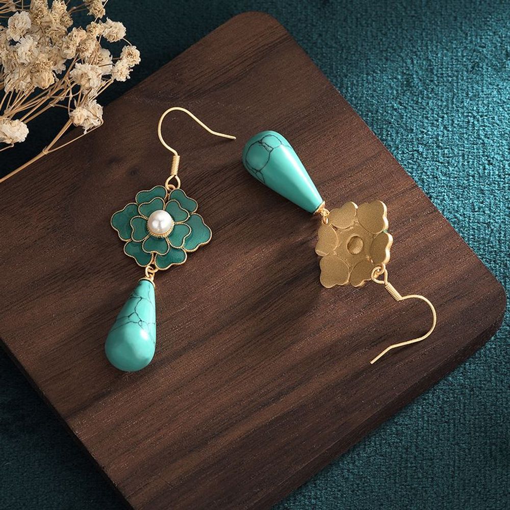 Bijoux - Boucles d'oreilles Camélia - TIRACISÚ