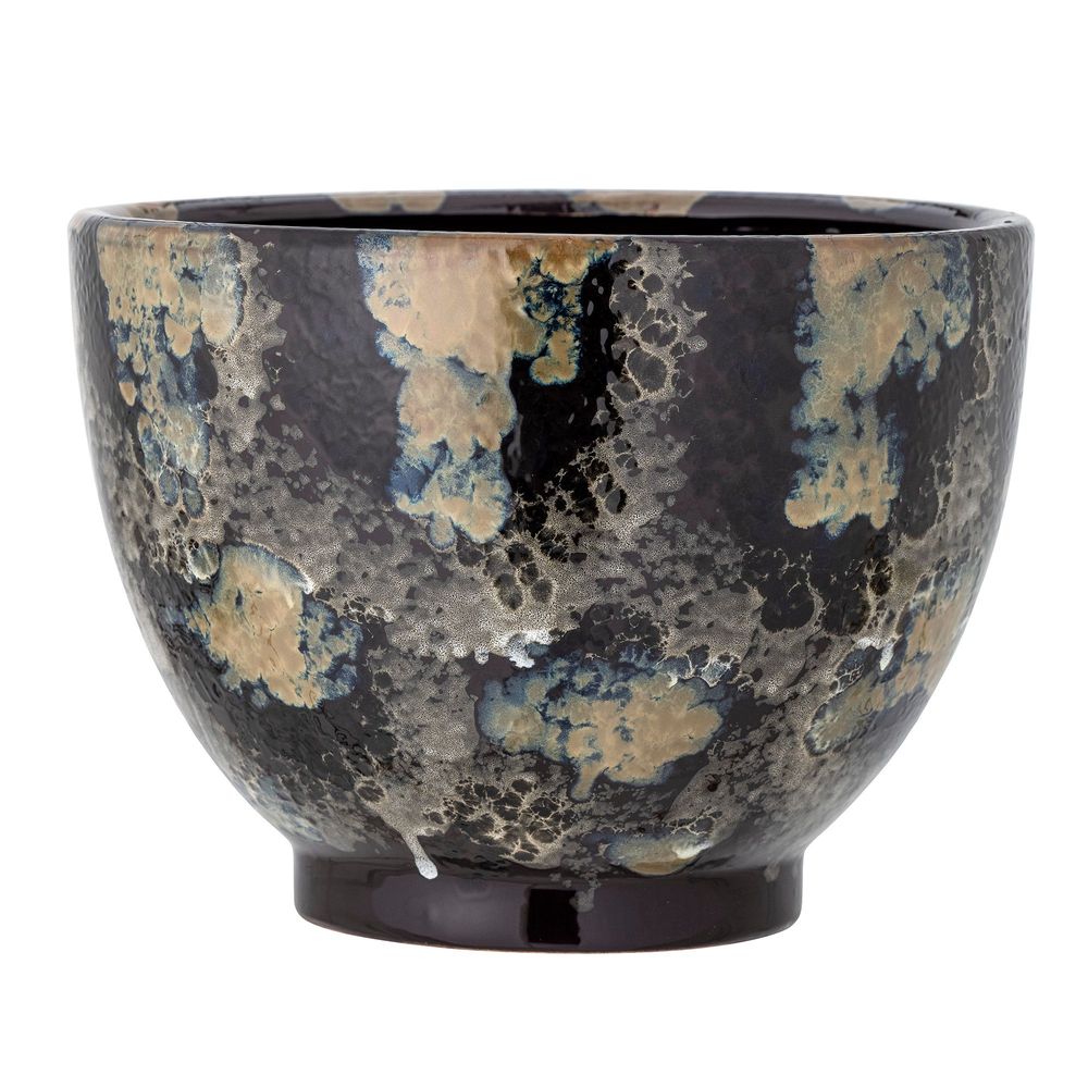 Flower pots - Sayed Flowerpot, Blue, Stoneware - CREATIVE COLLECTION