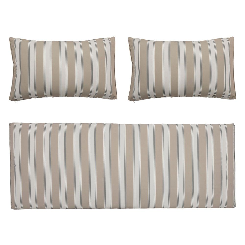 Coussins - Mundo Housse de coussin (Pas de remplissage), Verte, Polyester Set of 3 - BLOOMINGVILLE MULTIBRAND HOUSE