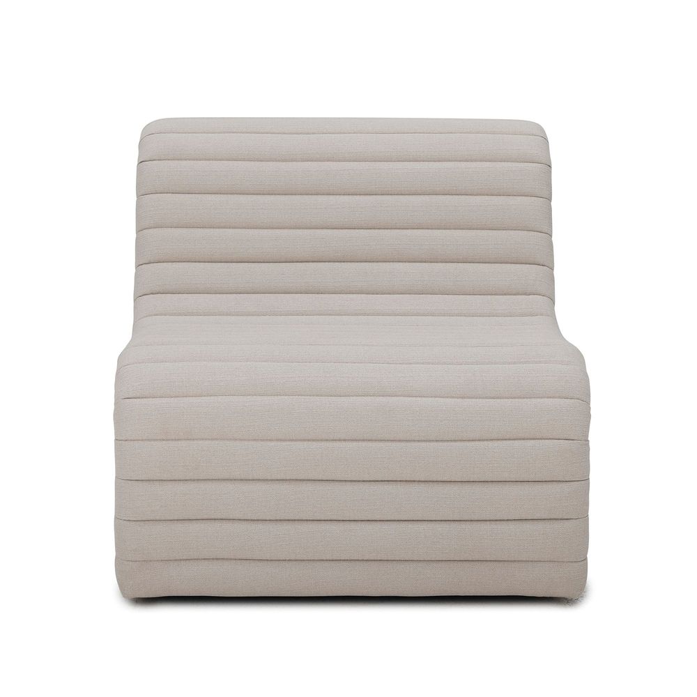 Lounge chairs - Allure Lounge Chair, Nature, Polyester - BLOOMINGVILLE MULTIBRAND HOUSE