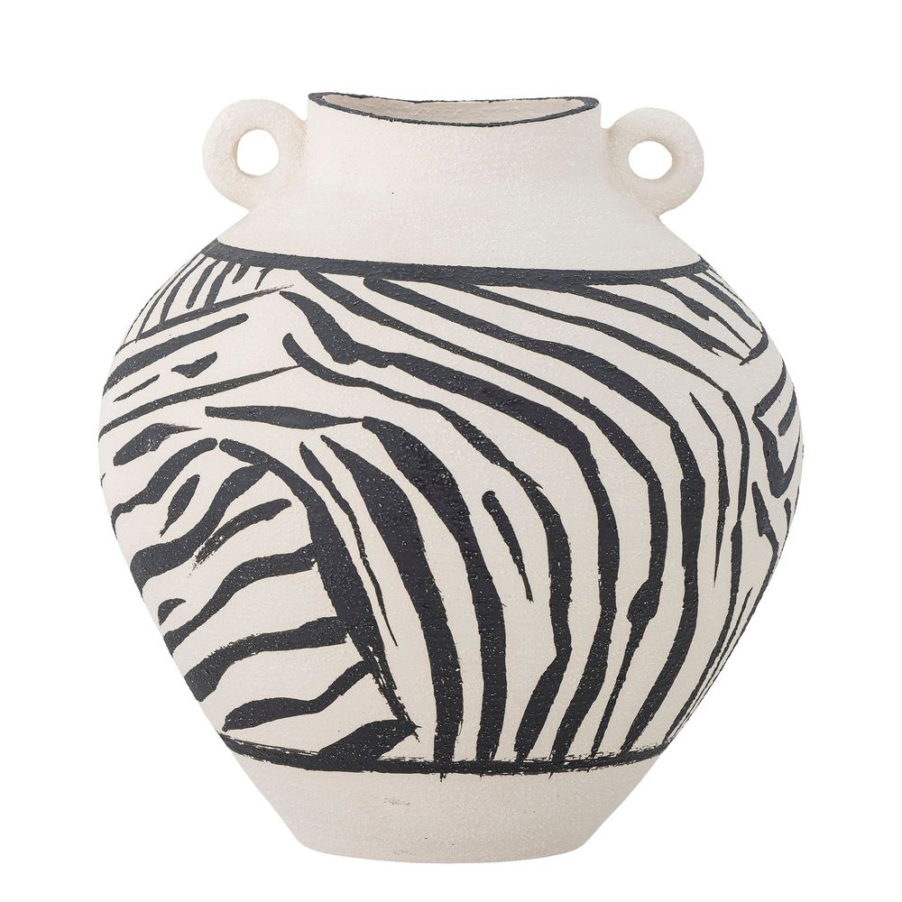 Vases - Togo Vase, Black, Stoneware - BLOOMINGVILLE MULTIBRAND HOUSE