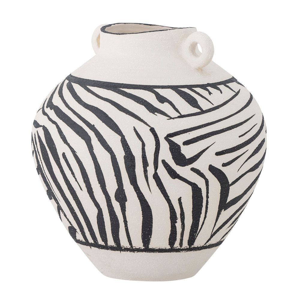 Vases - Togo Vase, Black, Stoneware - BLOOMINGVILLE MULTIBRAND HOUSE