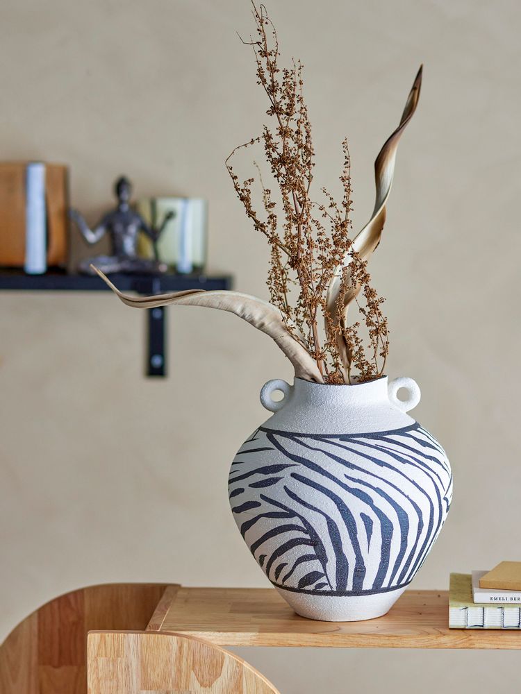 Vases - Togo Vase, Black, Stoneware - BLOOMINGVILLE MULTIBRAND HOUSE
