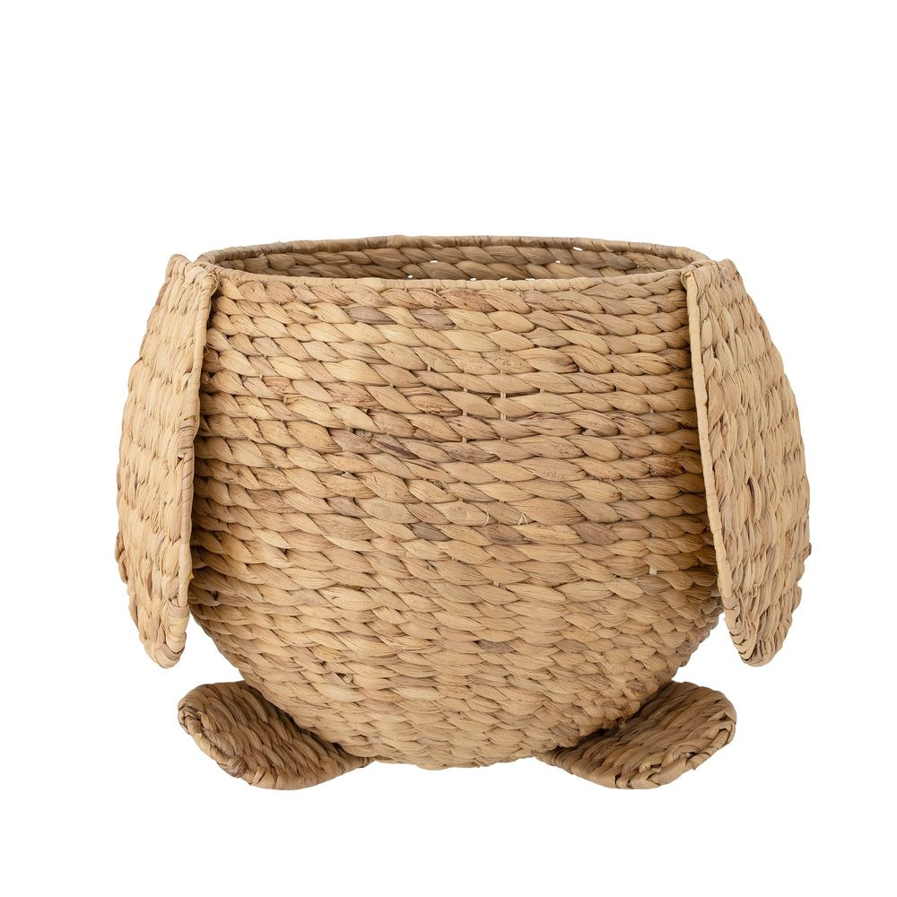 Shopping baskets - Pingo Basket w/Lid, Nature, Water Hyacinth - BLOOMINGVILLE MINI