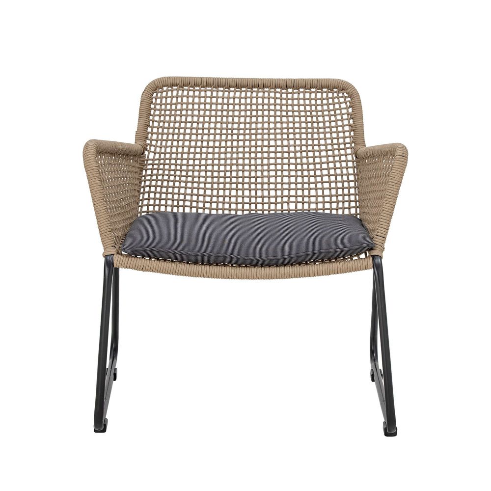 Chaises longues - Mundo Chaise de salon, Marron, Métal - BLOOMINGVILLE MULTIBRAND HOUSE