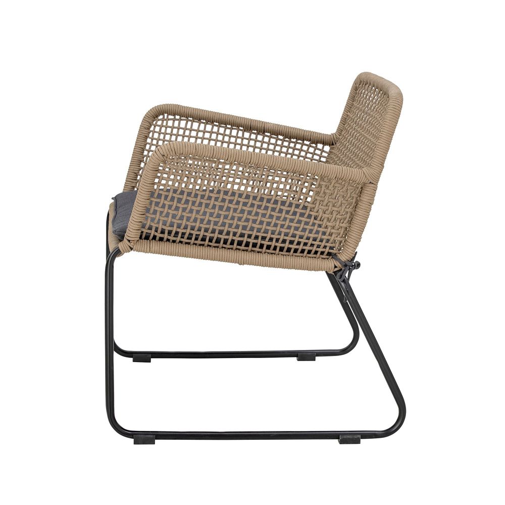 Chaises longues - Mundo Chaise de salon, Marron, Métal - BLOOMINGVILLE MULTIBRAND HOUSE