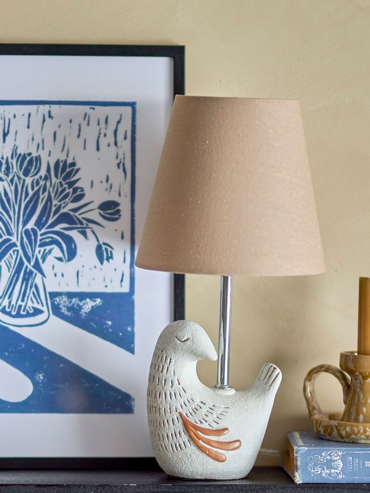 Lampes de table - Kylie Lampe de table, Nature, Grès - BLOOMINGVILLE MULTIBRAND HOUSE