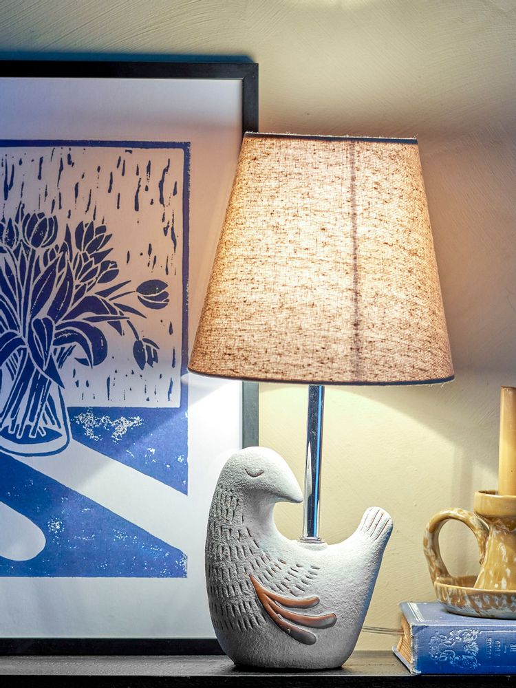 Lampes de table - Kylie Lampe de table, Nature, Grès - BLOOMINGVILLE MULTIBRAND HOUSE