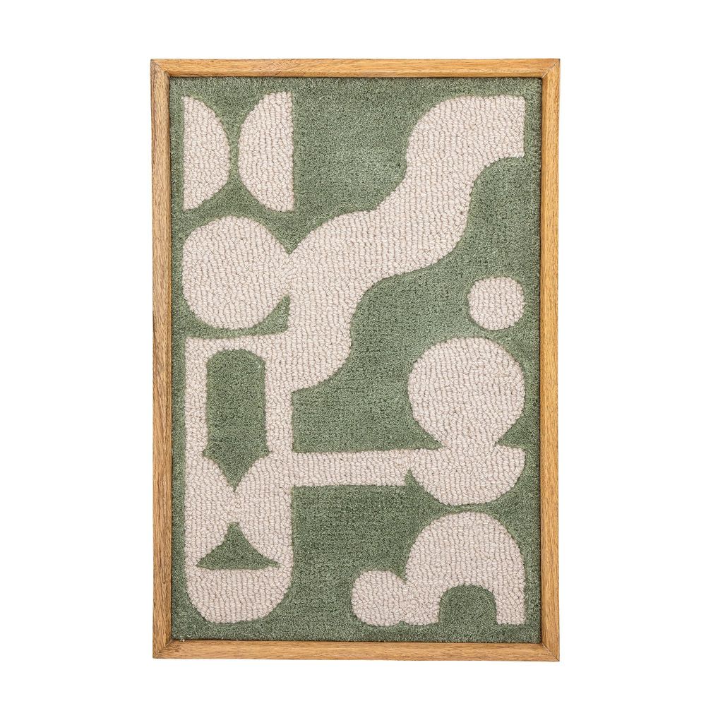 Other wall decoration - Longton Wall Decor, Green, Wool  - BLOOMINGVILLE MULTIBRAND HOUSE