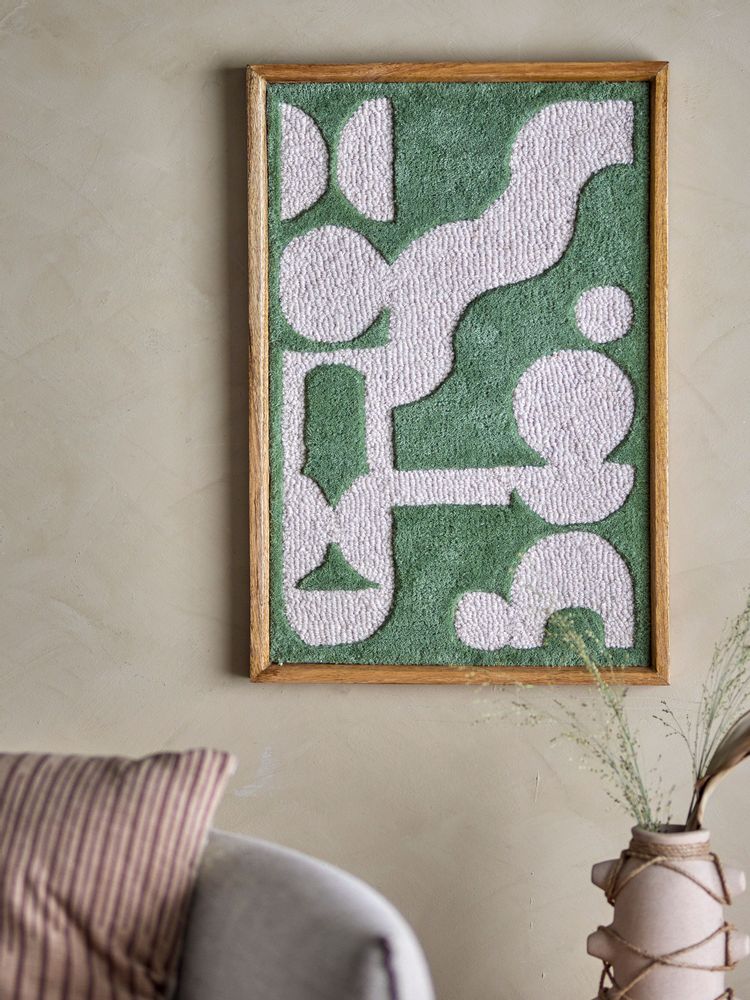 Other wall decoration - Longton Wall Decor, Green, Wool  - BLOOMINGVILLE MULTIBRAND HOUSE