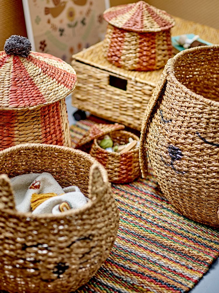 Paniers - Milus Panier, Nature, Herbe de Bankuan Set of 2 - BLOOMINGVILLE MINI