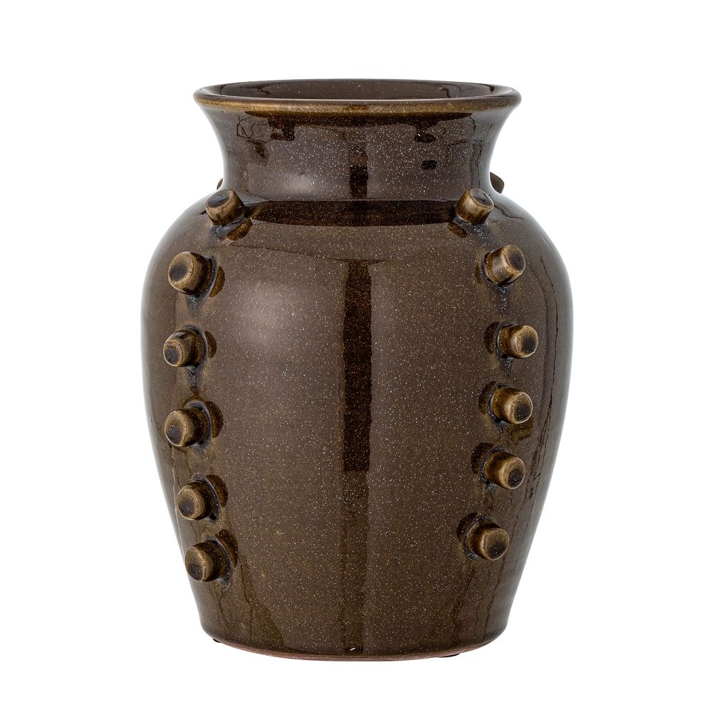 Vases - Hazis Deco Vase, Brown, Terracotta - CREATIVE COLLECTION