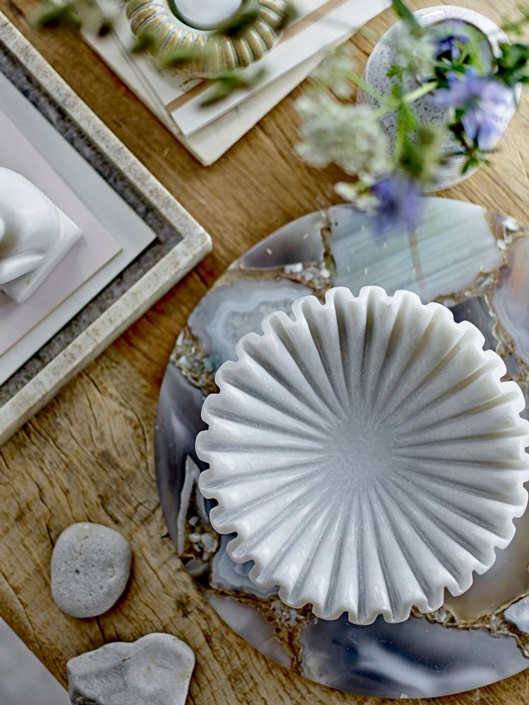 Bowls - Harmonia Bowl, White, Marble - BLOOMINGVILLE MULTIBRAND HOUSE