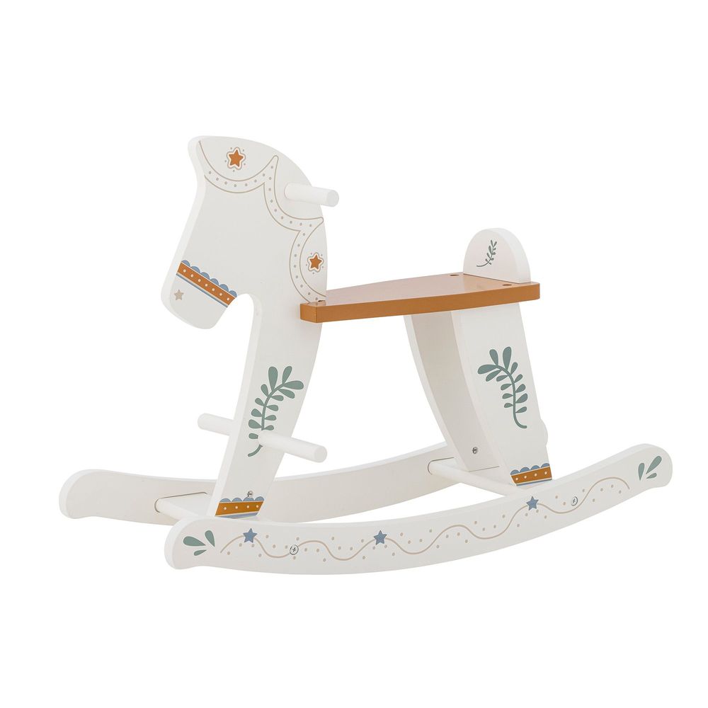 Toys - Ruddy Rocking Toy, Horse, White, MDF - BLOOMINGVILLE MINI