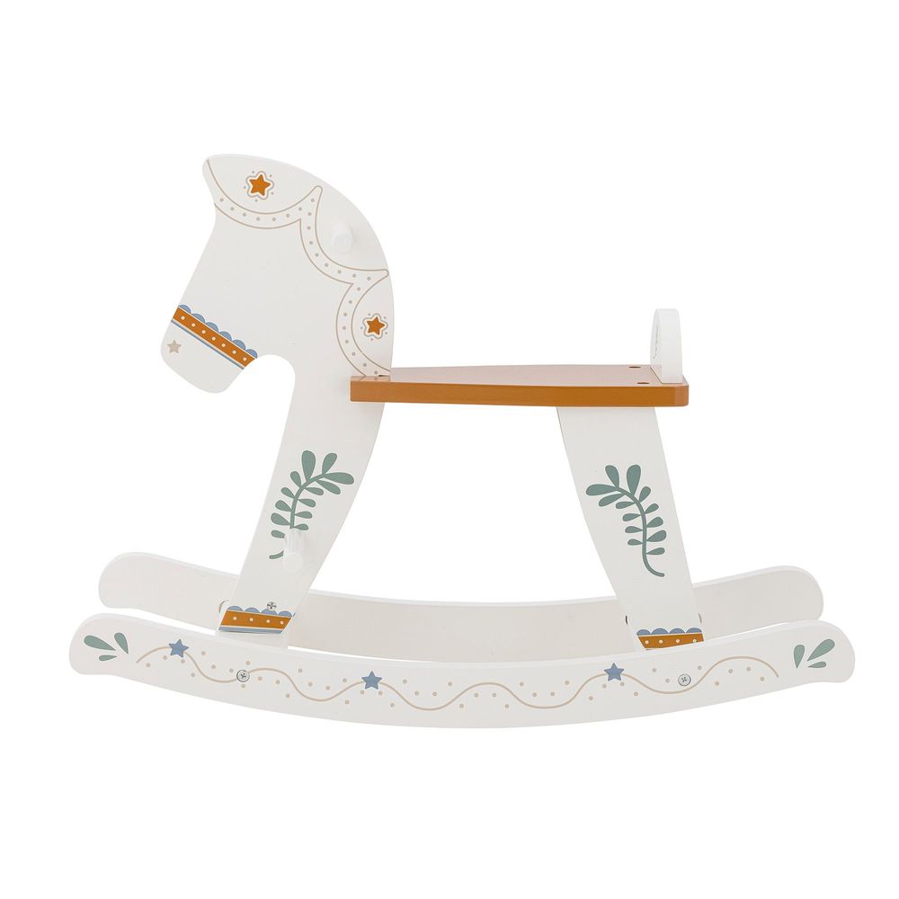 Toys - Ruddy Rocking Toy, Horse, White, MDF - BLOOMINGVILLE MINI