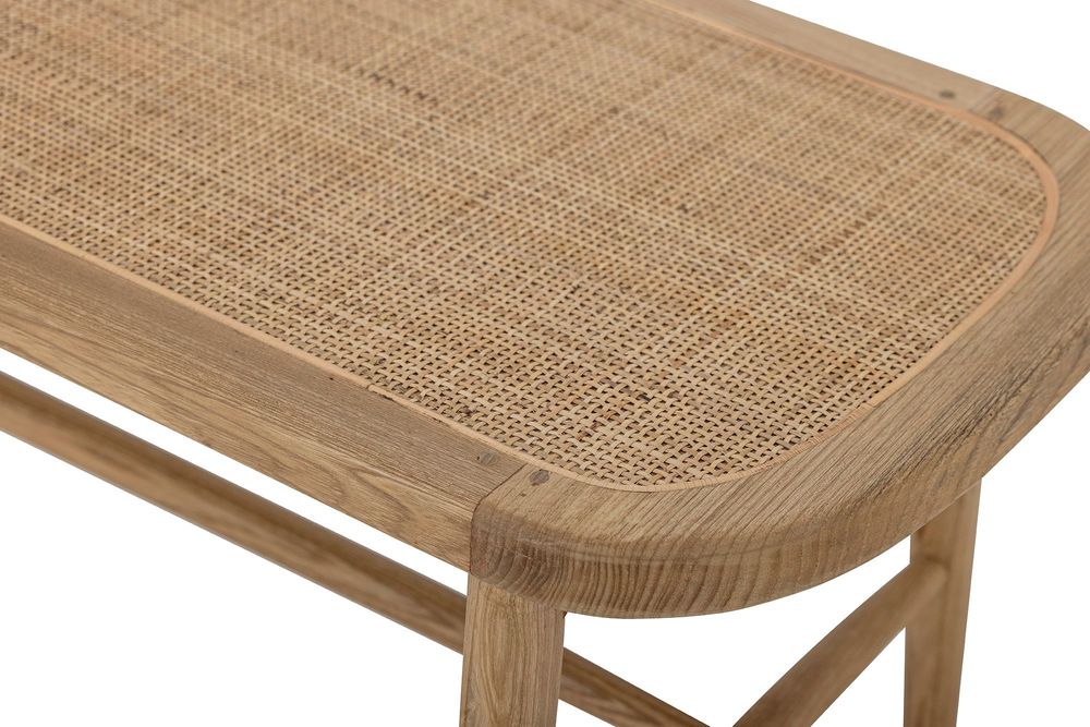Benches - Rauke Bench, Nature, Sabrang Teak - BLOOMINGVILLE MULTIBRAND HOUSE