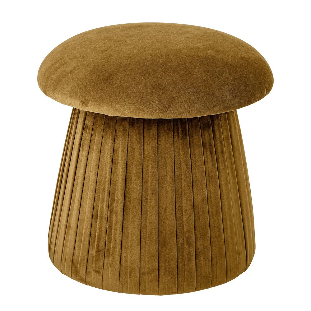 Poufs - Roberta Pouf, Marron, Polyester - BLOOMINGVILLE MULTIBRAND HOUSE