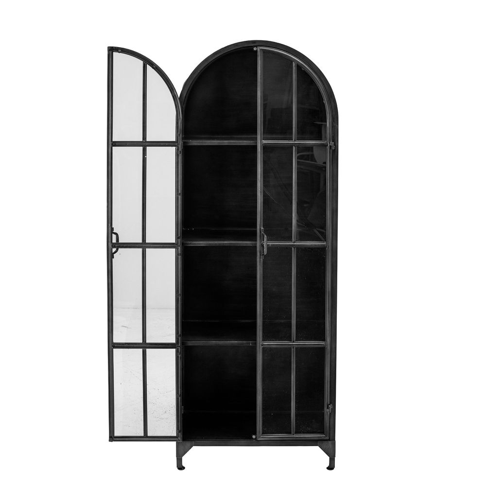 Sideboards - Papole Cabinet, Black, Metal - BLOOMINGVILLE MULTIBRAND HOUSE