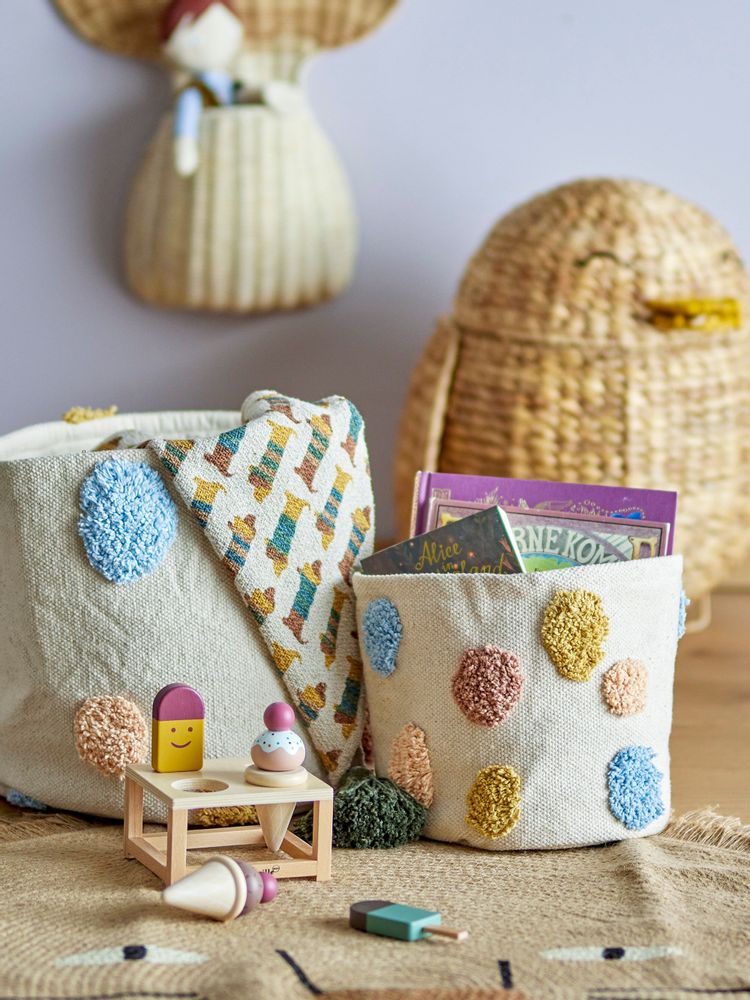 Paniers - Clennie Panier, Nature, Coton Set of 2 - BLOOMINGVILLE MINI