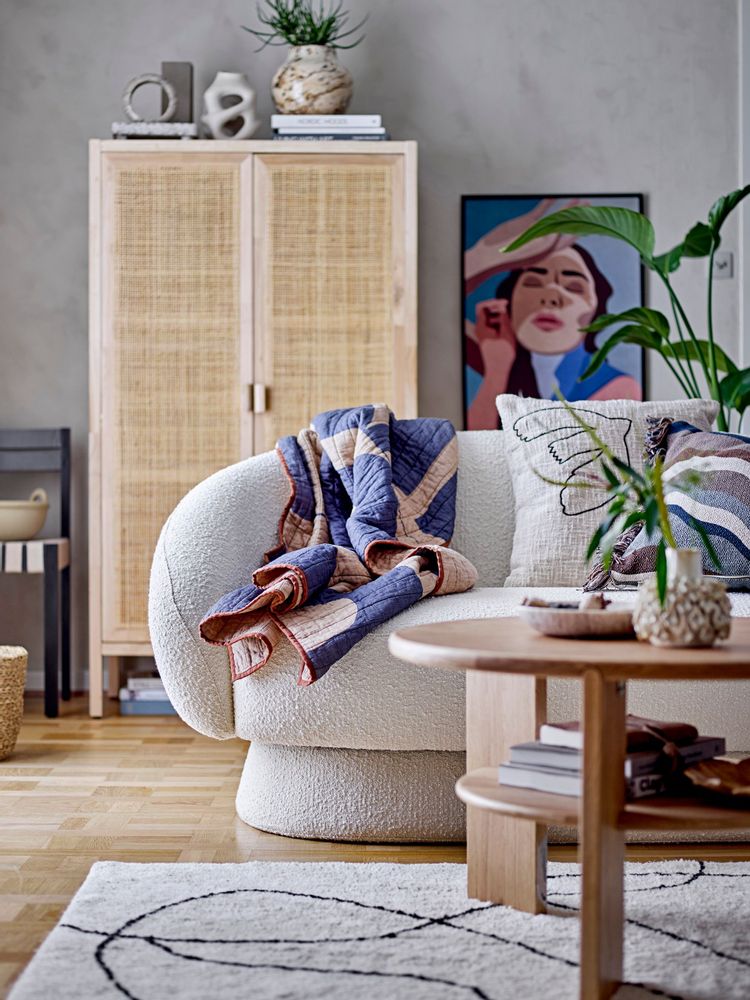 Buffets - Marikka Armoire, Nature, Gmelina wood - BLOOMINGVILLE MULTIBRAND HOUSE