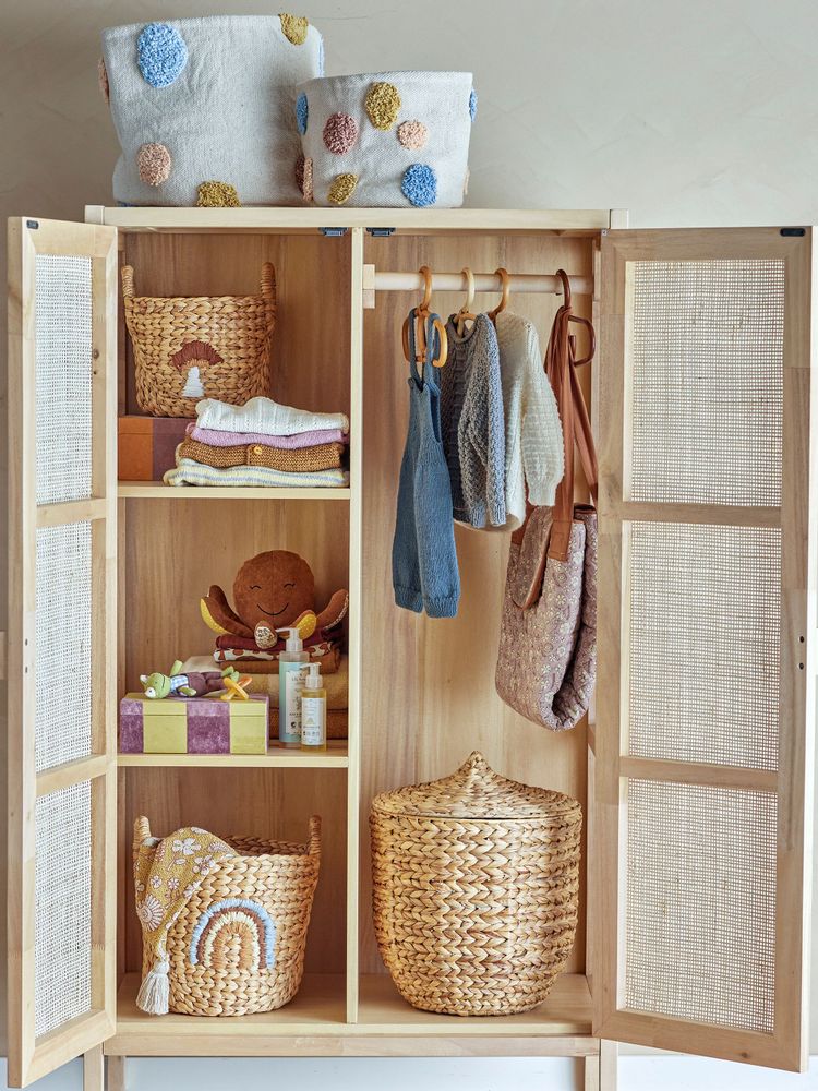 Buffets - Marikka Armoire, Nature, Gmelina wood - BLOOMINGVILLE MULTIBRAND HOUSE