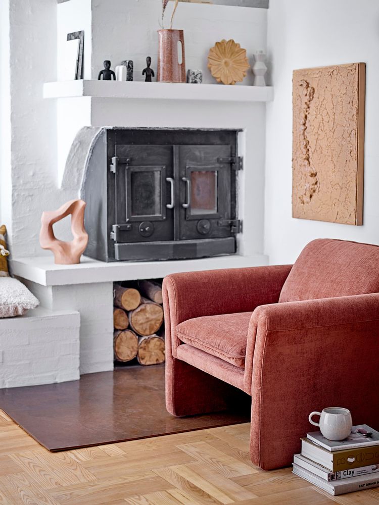 Chaises longues - Paseo Chaise de salon, Marron, Polyester  - BLOOMINGVILLE MULTIBRAND HOUSE
