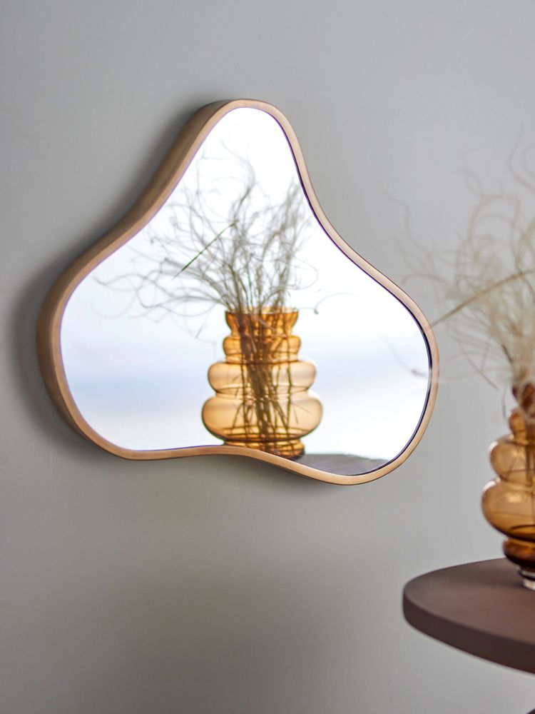 Miroirs - Abigail Miroir mural, Brass, Métal - BLOOMINGVILLE MULTIBRAND HOUSE