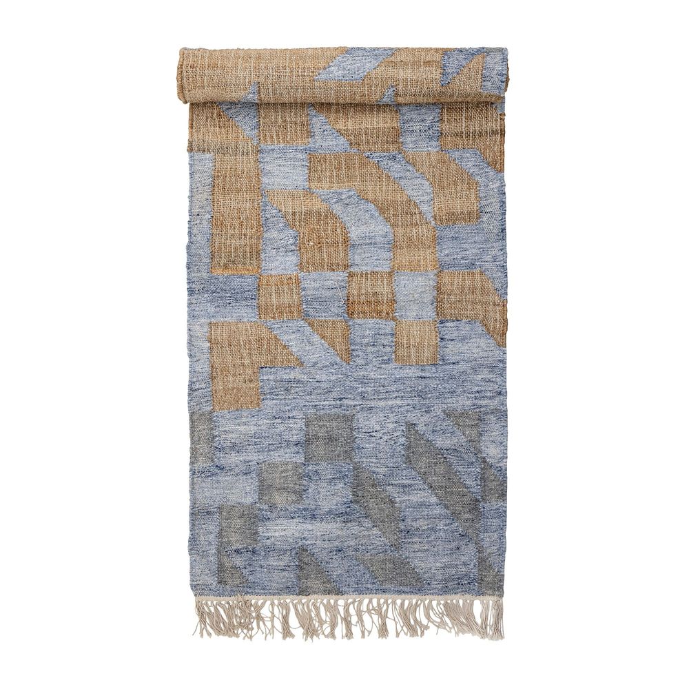 Tapis - Vikka Tapis, Blue, Jute - BLOOMINGVILLE MULTIBRAND HOUSE