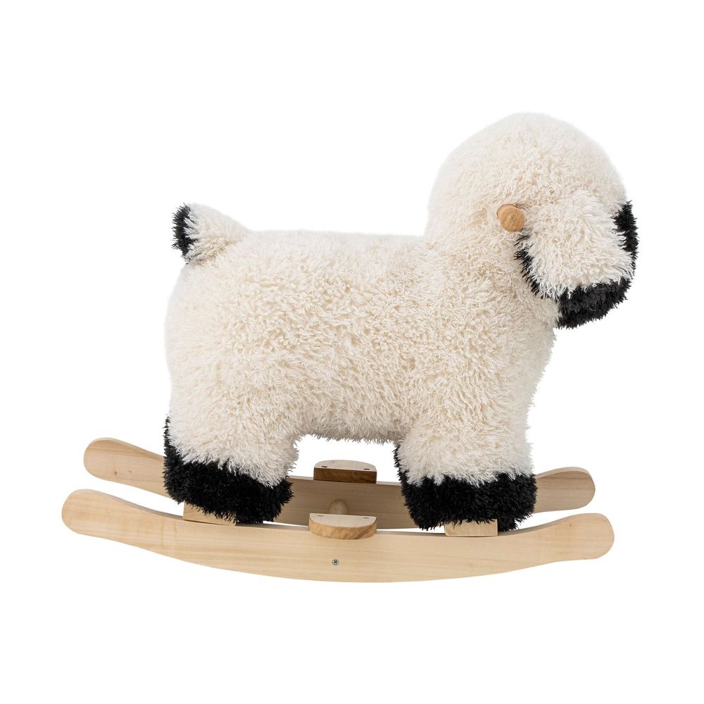 Jouets enfants - Dolly Jouet à Bascule, Mouton, Blanc, Polyester - BLOOMINGVILLE MINI
