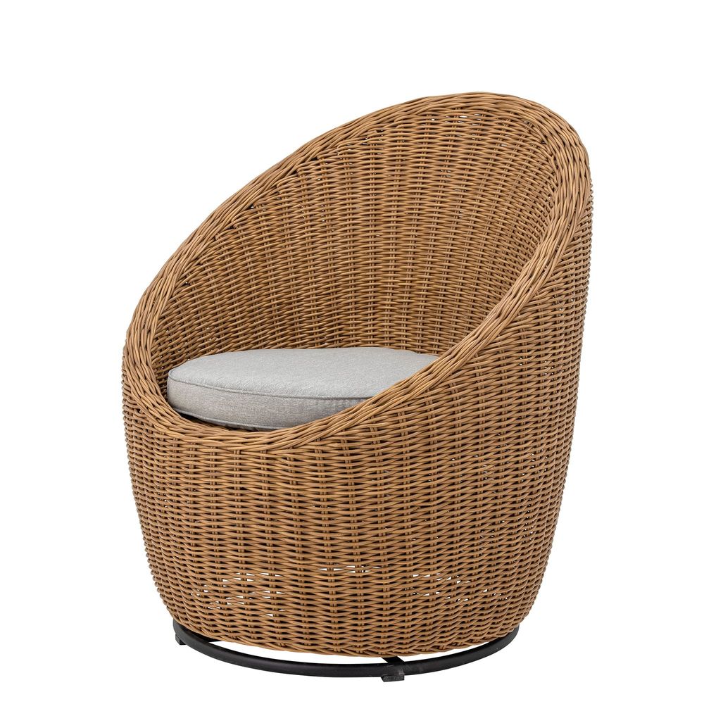 Chaises longues - Roccas Chaise de salon, Marron, Polyrattan  - BLOOMINGVILLE MULTIBRAND HOUSE