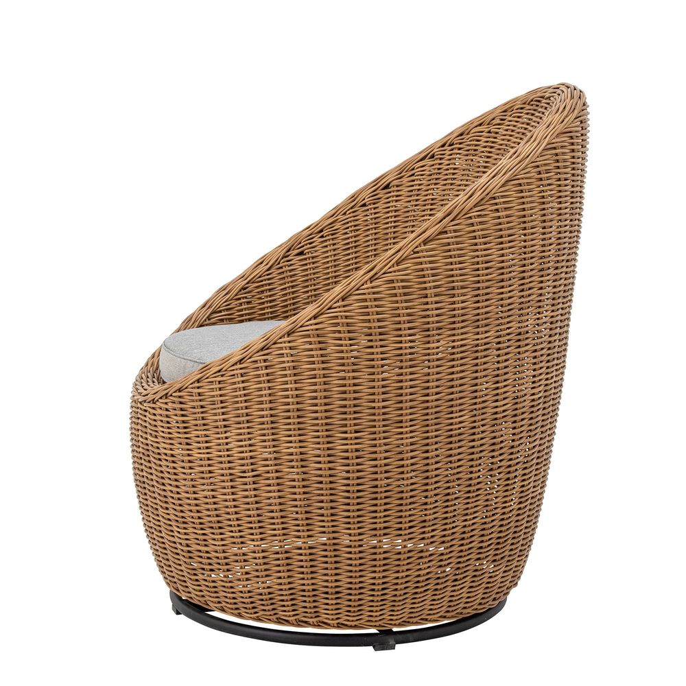 Chaises longues - Roccas Chaise de salon, Marron, Polyrattan  - BLOOMINGVILLE MULTIBRAND HOUSE