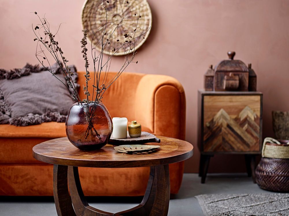 Coffee tables - Jassy Coffee Table, Brown, Mango  - CREATIVE COLLECTION
