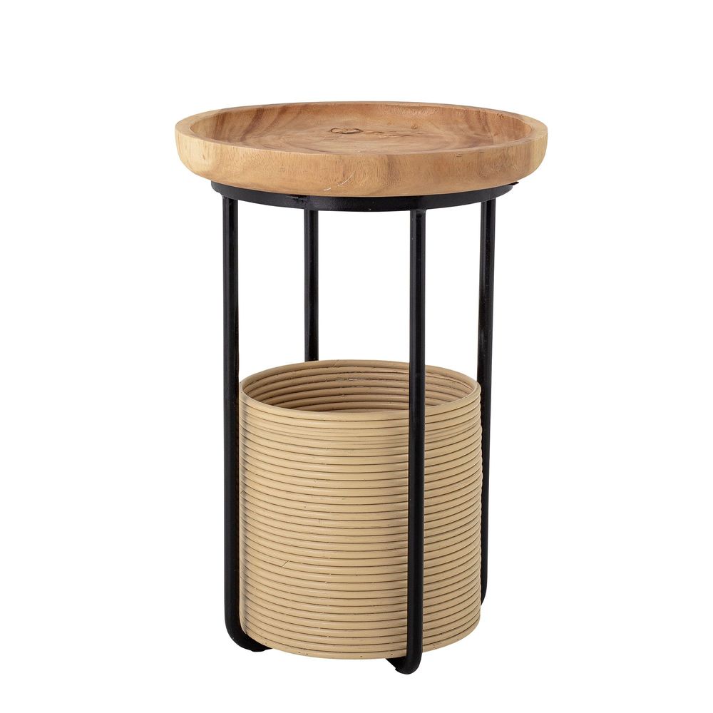 Other tables - Hitti Side Table, Nature, Suar Wood - BLOOMINGVILLE MULTIBRAND HOUSE