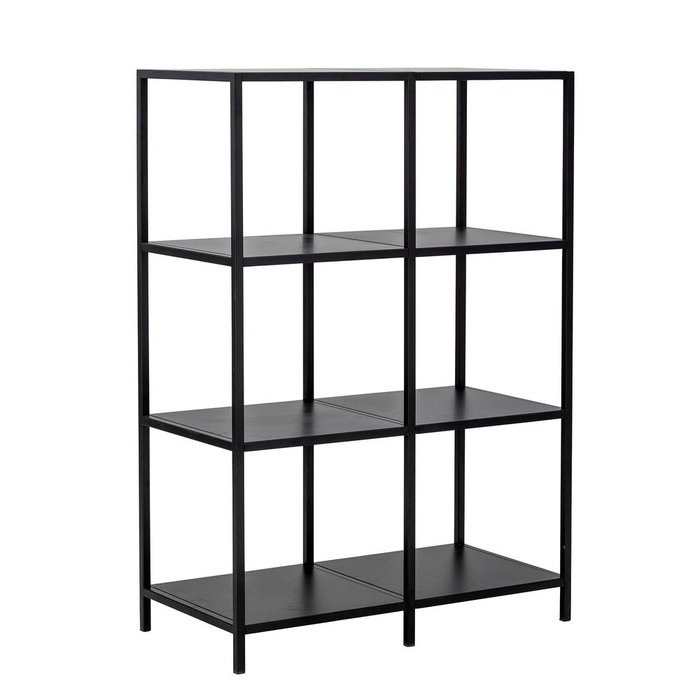 Bookshelves - Valde Bookcase, Black, Metal - BLOOMINGVILLE MULTIBRAND HOUSE