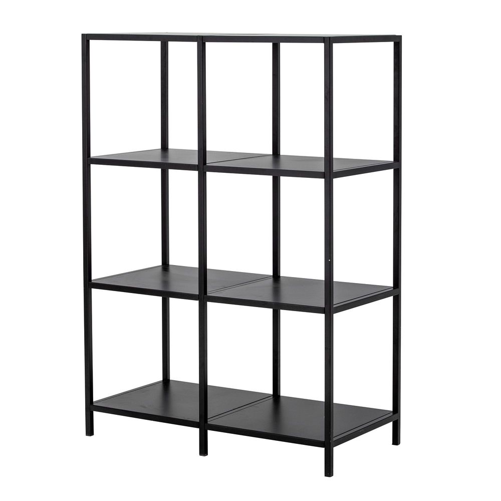 Bookshelves - Valde Bookcase, Black, Metal - BLOOMINGVILLE MULTIBRAND HOUSE