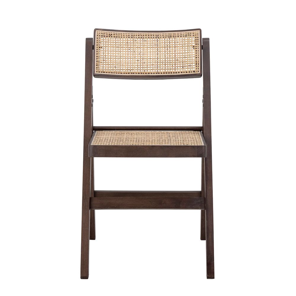 Chairs - Loupe Dining Chair, Brown, Rubberwood - CREATIVE COLLECTION