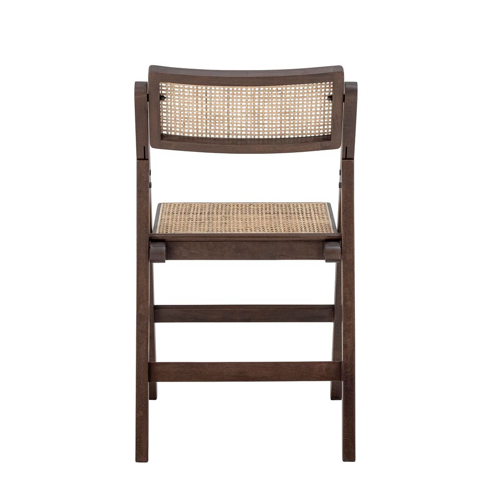 Chairs - Loupe Dining Chair, Brown, Rubberwood - CREATIVE COLLECTION