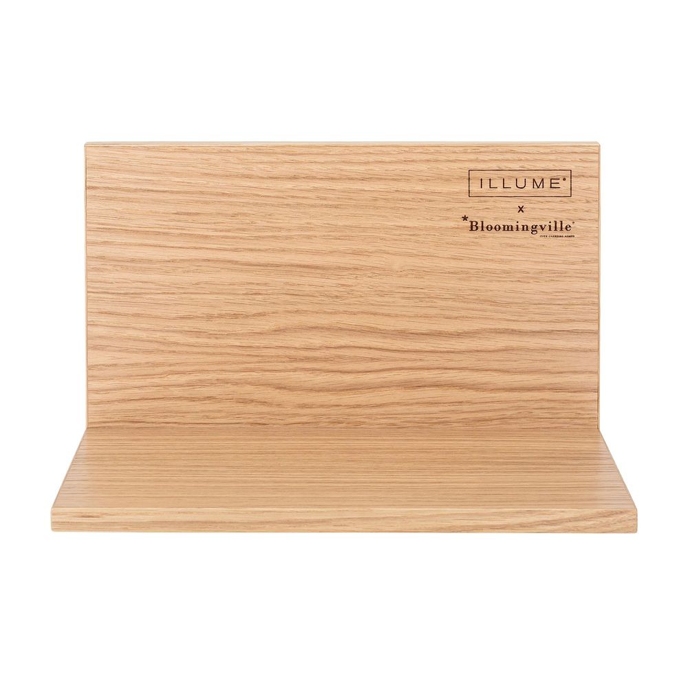 Customizable objects - Shelf, Nature, Oak Veneer - ILLUME X BLOOMINGVILLE